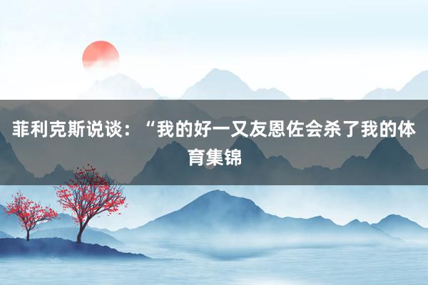 菲利克斯说谈：“我的好一又友恩佐会杀了我的体育集锦