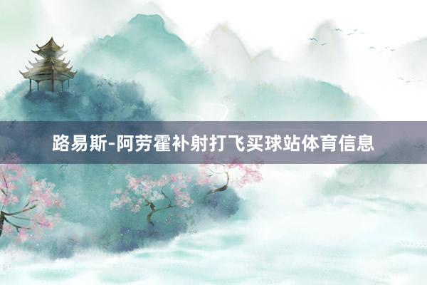 路易斯-阿劳霍补射打飞买球站体育信息