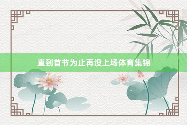 直到首节为止再没上场体育集锦