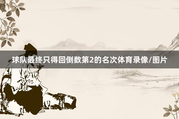球队最终只得回倒数第2的名次体育录像/图片
