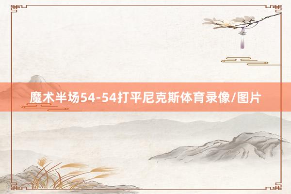 魔术半场54-54打平尼克斯体育录像/图片