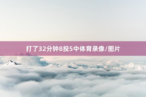 打了32分钟8投5中体育录像/图片