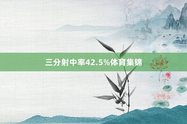 三分射中率42.5%体育集锦