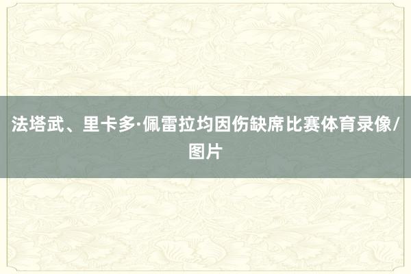 法塔武、里卡多·佩雷拉均因伤缺席比赛体育录像/图片