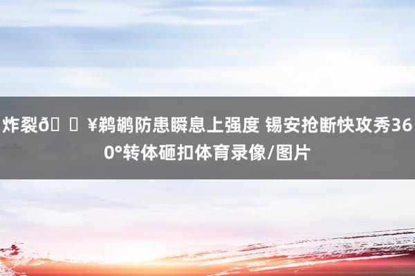 炸裂💥鹈鹕防患瞬息上强度 锡安抢断快攻秀360°转体砸扣体育录像/图片