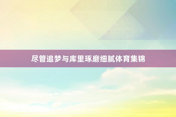 尽管追梦与库里琢磨细腻体育集锦