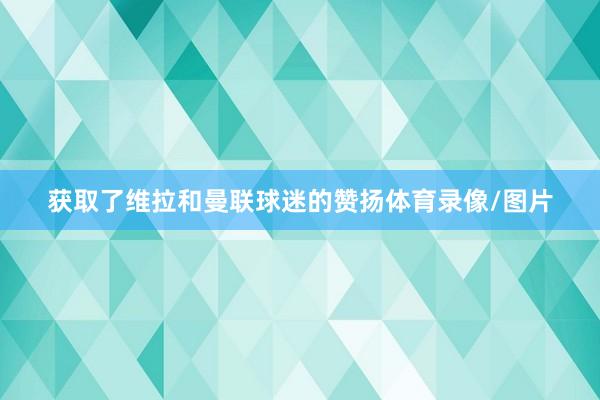 获取了维拉和曼联球迷的赞扬体育录像/图片