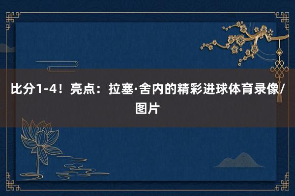 比分1-4！亮点：拉塞·舍内的精彩进球体育录像/图片