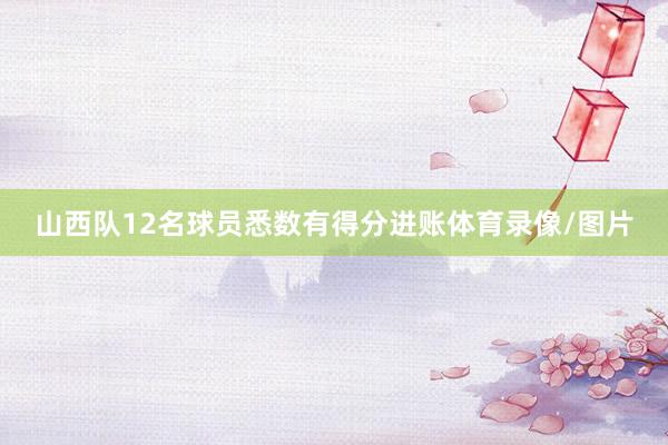 山西队12名球员悉数有得分进账体育录像/图片