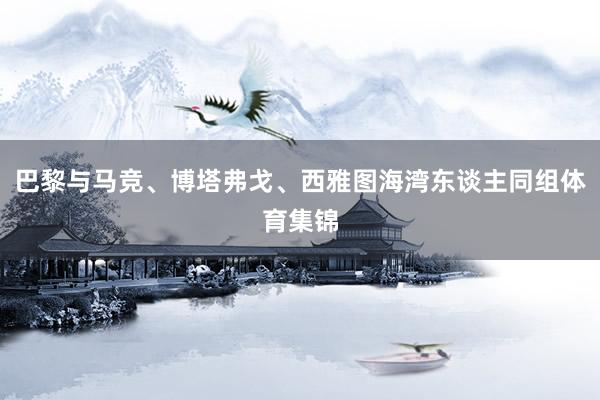 巴黎与马竞、博塔弗戈、西雅图海湾东谈主同组体育集锦