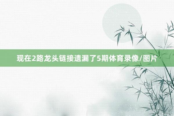现在2路龙头链接遗漏了5期体育录像/图片