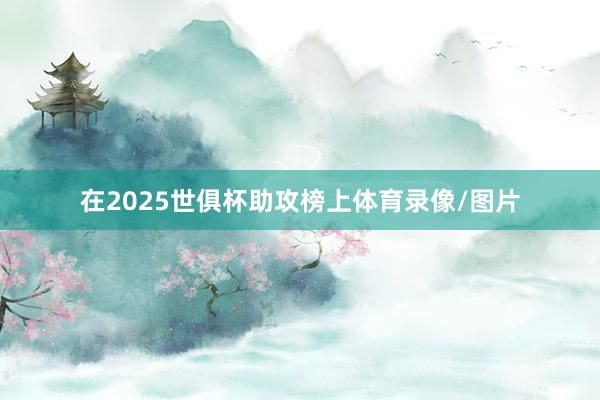 在2025世俱杯助攻榜上体育录像/图片