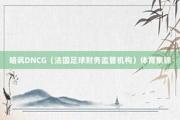 暗讽DNCG（法国足球财务监管机构）体育集锦