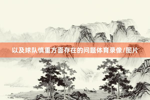 以及球队慎重方面存在的问题体育录像/图片