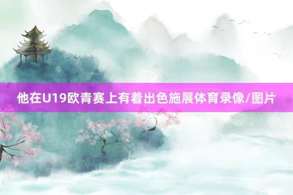 他在U19欧青赛上有着出色施展体育录像/图片