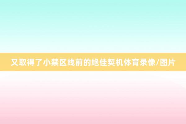又取得了小禁区线前的绝佳契机体育录像/图片