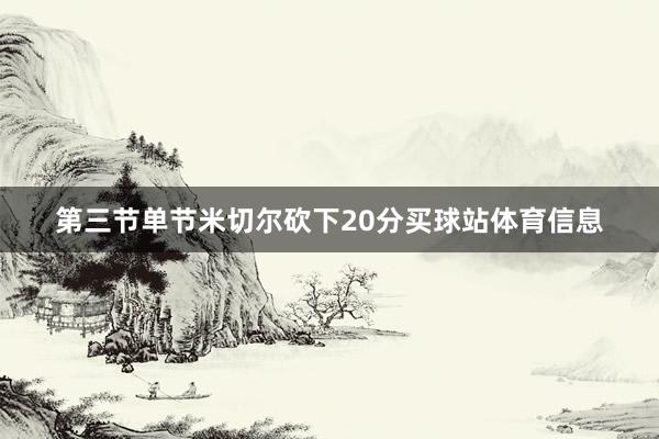 第三节单节米切尔砍下20分买球站体育信息