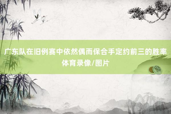 广东队在旧例赛中依然偶而保合手定约前三的胜率体育录像/图片
