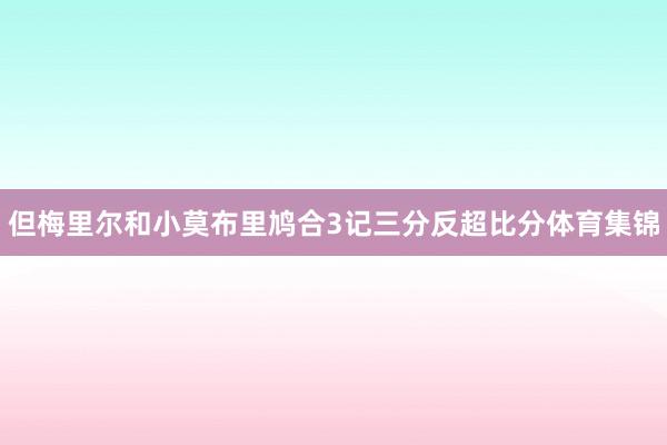 但梅里尔和小莫布里鸠合3记三分反超比分体育集锦