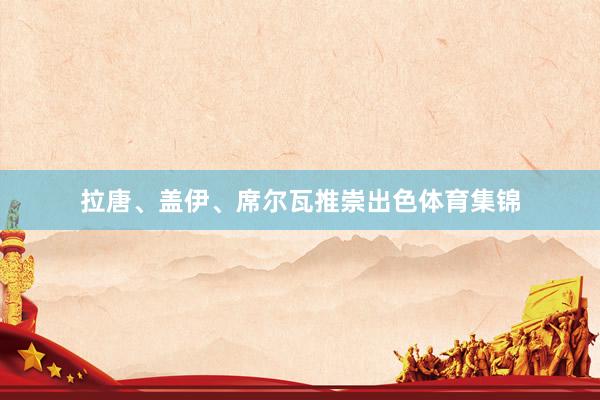 拉唐、盖伊、席尔瓦推崇出色体育集锦