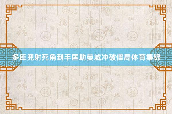多库兜射死角到手匡助曼城冲破僵局体育集锦