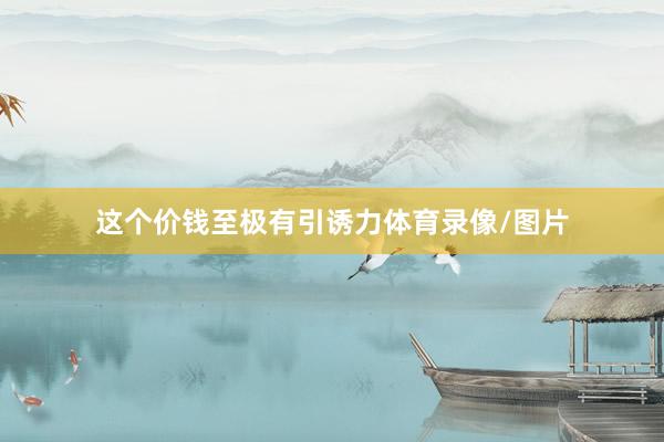 这个价钱至极有引诱力体育录像/图片