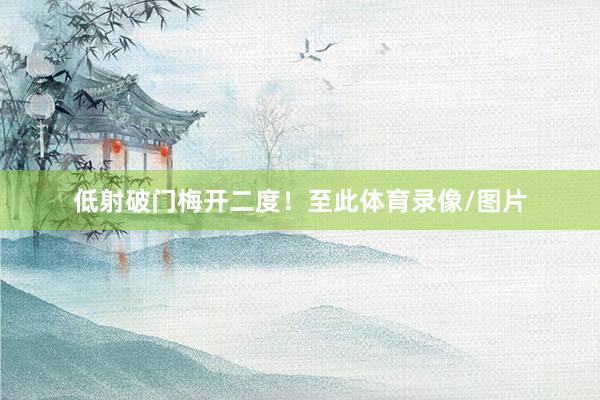 低射破门梅开二度!至此体育录像/图片